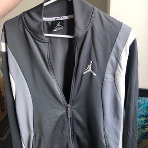 Gray Jordan Tracksuit Jacket + Socks
